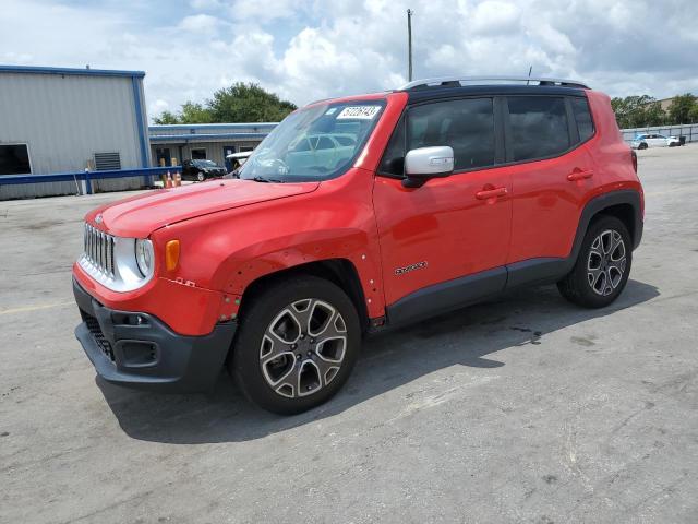 ZACCJADB5JPH26279 - 2018 JEEP RENEGADE LIMITED RED photo 1