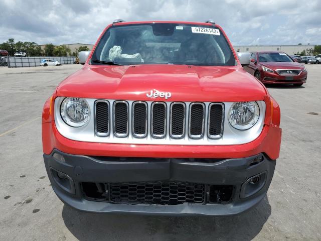 ZACCJADB5JPH26279 - 2018 JEEP RENEGADE LIMITED RED photo 5