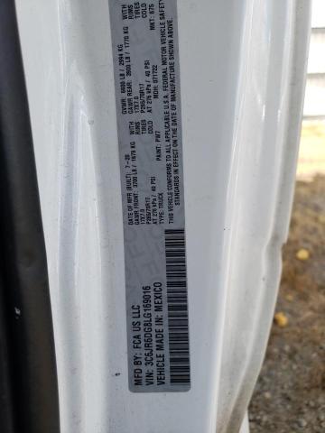 3C6JR6DG8LG169016 - 2020 RAM 1500 CLASS TRADESMAN 白色 照片 12