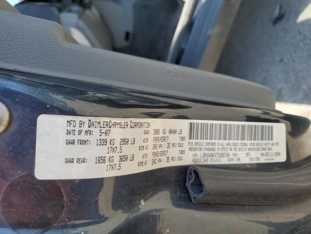 1J8HG48K47C685794 - 2007 JEEP COMMANDER 石墨色 照片 12