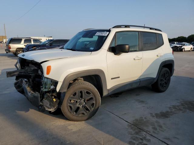 ZACCJBAB8JPJ14472 - 2018 JEEP RENEGADE SPORT WHITE photo 1