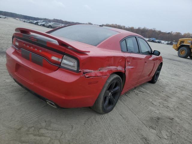 2C3CDXHG5DH555544 - 2013 DODGE CHARGER SXT RED photo 3