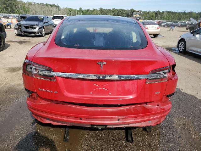 5YJSA1CN9DFP24439 - 2013 TESLA MODEL S წითელი ფოტო 6