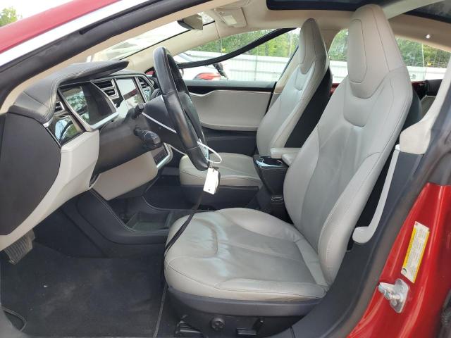 5YJSA1CN9DFP24439 - 2013 TESLA MODEL S წითელი ფოტო 7