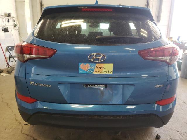 KM8J3CA47JU597734 - 2018 HYUNDAI TUCSON SEL BLUE photo 6