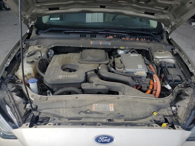 3FA6P0LU4KR130781 - 2019 FORD FUSION SE Beige photo 11