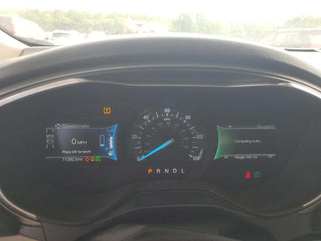 3FA6P0LU4KR130781 - 2019 FORD FUSION SE Beige photo 9