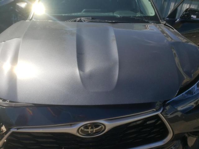 5TDGZRBH5LS521874 - 2020 TOYOTA HIGHLANDER XLE 灰色 照片 12