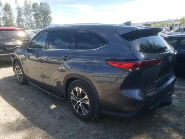 5TDGZRBH5LS521874 - 2020 TOYOTA HIGHLANDER XLE 灰色 照片 2