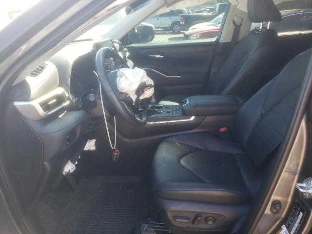 5TDGZRBH5LS521874 - 2020 TOYOTA HIGHLANDER XLE 灰色 照片 7