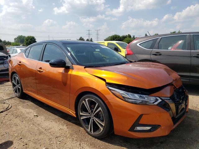 3N1AB8DV4LY206079 - 2020 NISSAN SENTRA SR ORANGE photo 4