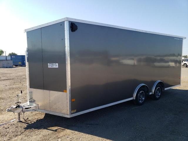 5WFBE2025MB029455 - 2021 CARGO TRAILER GRAY photo 3