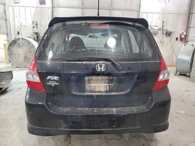 JHMGD38698S063206 - 2008 HONDA FIT SPORT BLACK photo 6