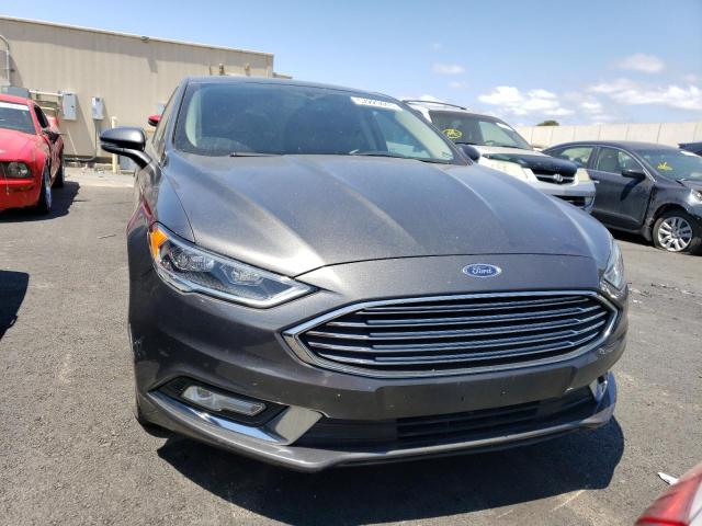 3FA6P0RU9JR192215 - 2018 FORD FUSION TITANIUM/PLATINUM HEV GRAY photo 5