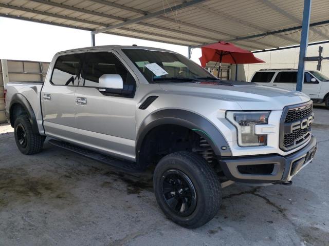 1FTFW1RG1HFA25450 - 2017 FORD F150 RAPTOR SILVER photo 4