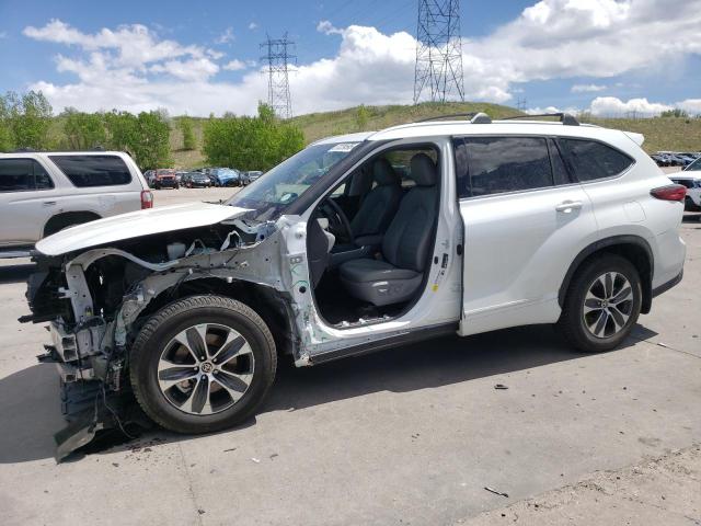 5TDHZRBH7NS180081 - 2022 TOYOTA HIGHLANDER XLE WHITE photo 1