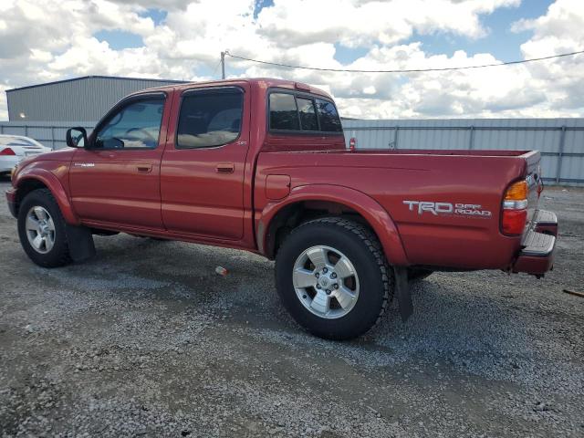 5TEGM92NX3Z169303 - 2003 TOYOTA TACOMA DOUBLE CAB PRERUNNER RED photo 2