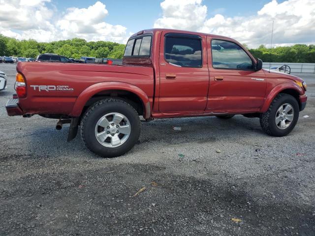 5TEGM92NX3Z169303 - 2003 TOYOTA TACOMA DOUBLE CAB PRERUNNER RED photo 3