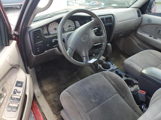 5TEGM92NX3Z169303 - 2003 TOYOTA TACOMA DOUBLE CAB PRERUNNER RED photo 8