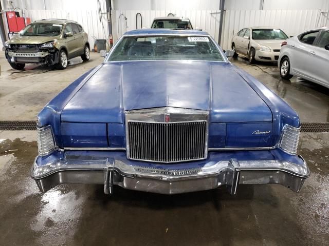 6Y89A813726 - 1976 LINCOLN CONTINITAL BLUE photo 5