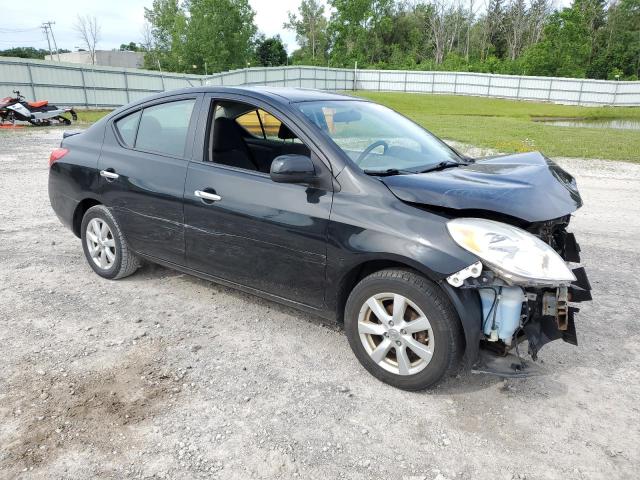 3N1CN7APXDL831732 - 2013 NISSAN VERSA S BLACK photo 4