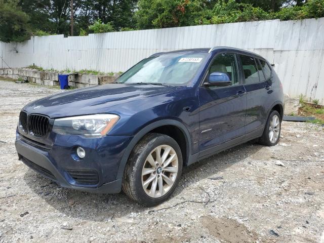 5UXWY3C58F0E96865 - 2015 BMW X3 XDRIVE28D BLUE photo 1