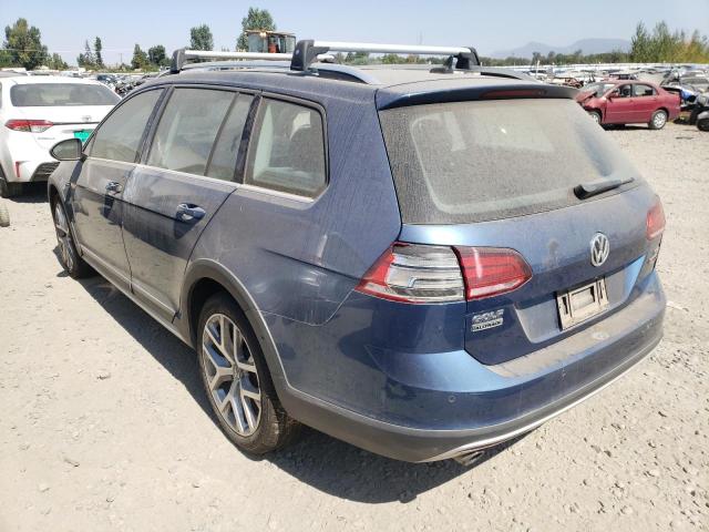 3VWH17AU6JM754414 - 2018 VOLKSWAGEN GOLF ALLTR S BLUE photo 3