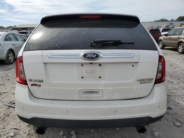 2FMDK3K99CBA01610 - 2012 FORD EDGE LIMITED WHITE photo 6