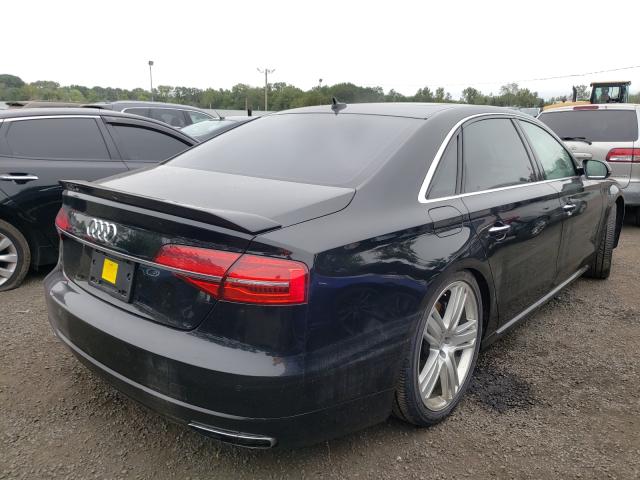 WAU43AFD9GN005569 - 2016 AUDI A8 L QUATTRO GRAY photo 4