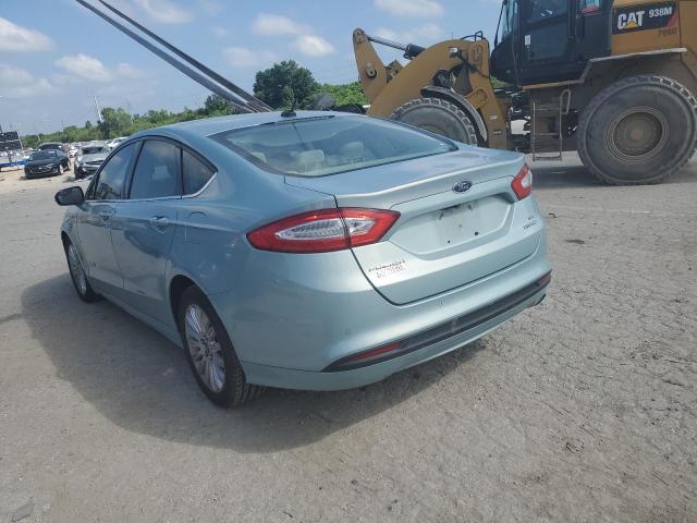 3FA6P0LU3DR128734 - 2013 FORD FUSION F SE HYBRID SILVER photo 2