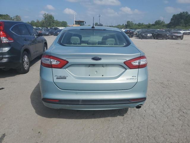 3FA6P0LU3DR128734 - 2013 FORD FUSION F SE HYBRID SILVER photo 6