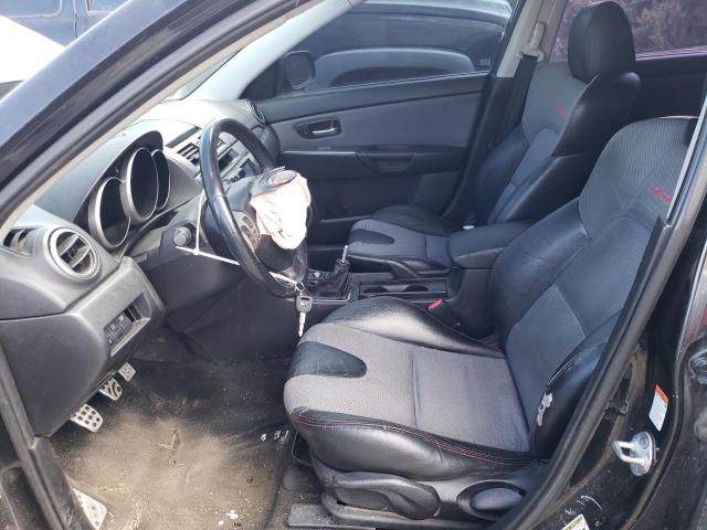 JM1BK34LX71722279 - 2007 MAZDA SPEED 3 შავი ფოტო 7