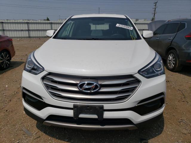 5XYZTDLB3HG414656 - 2017 HYUNDAI SANTA FE S WHITE photo 5