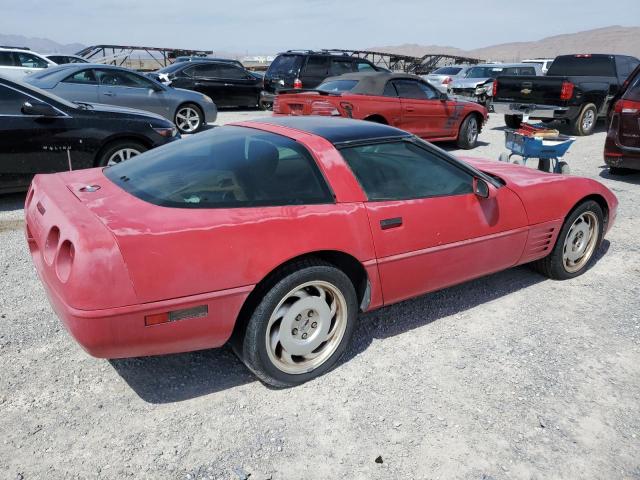 1G1YY2386M5100856 - 1991 CHEVROLET CORVETTE RED photo 3