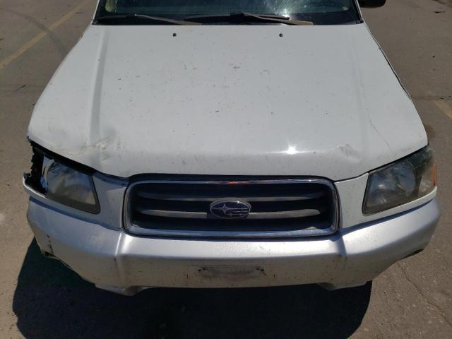 JF1SG67665H707801 - 2005 SUBARU FORESTER 2.5XS LL BEAN WHITE photo 11