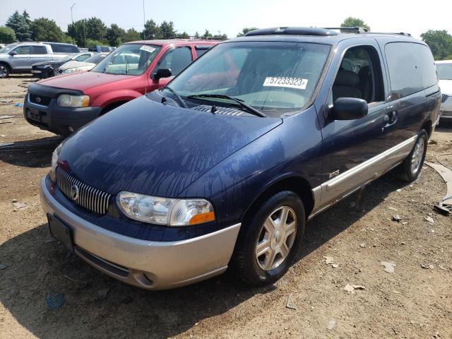 4M2ZV14T61DJ05746 - 2001 MERCURY VILLAGER ESTATE BLUE photo 1