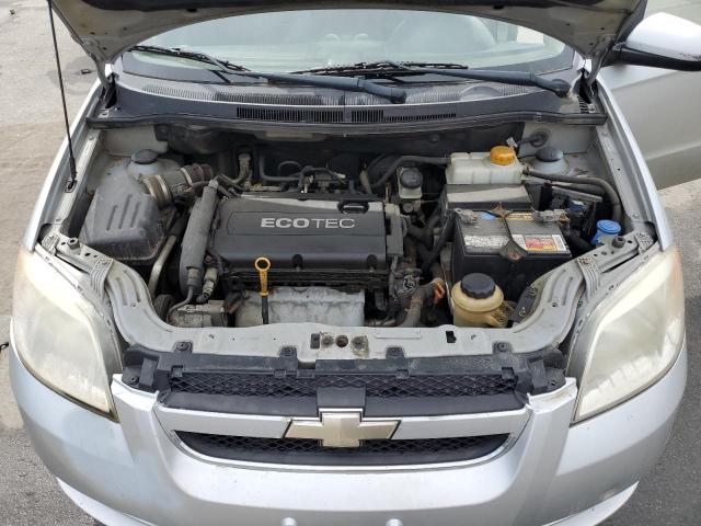 KL1TD5DE9BB130281 - 2011 CHEVROLET AVEO LS 银色 照片 11