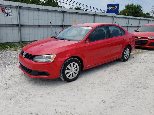 3VW1K7AJXEM327585 - 2014 VOLKSWAGEN JETTA BASE 红色 照片 1