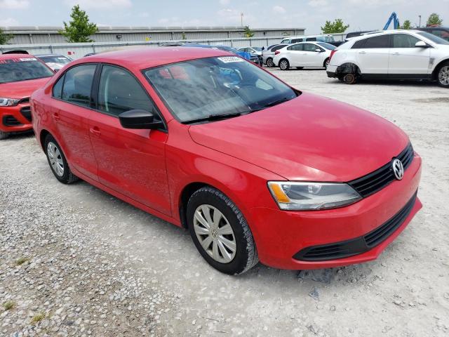 3VW1K7AJXEM327585 - 2014 VOLKSWAGEN JETTA BASE 红色 照片 4