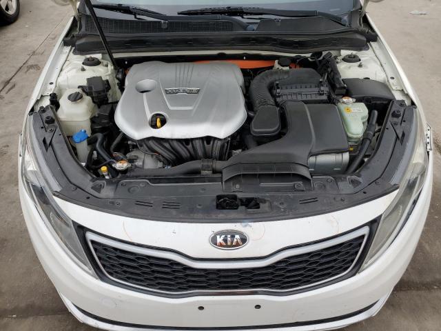 KNAGM4ADXC5022426 - 2012 KIA OPTIMA HYBRID WHITE photo 11