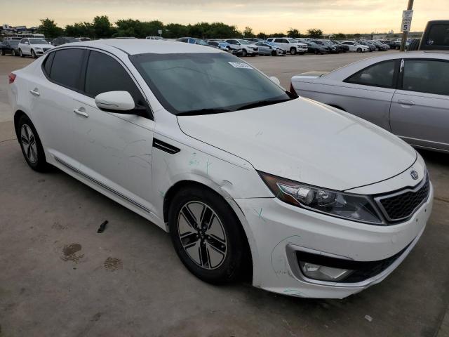 KNAGM4ADXC5022426 - 2012 KIA OPTIMA HYBRID WHITE photo 4