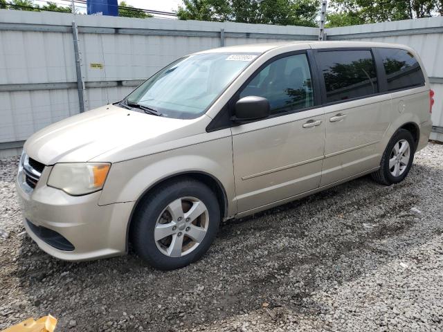 2C4RDGBG3DR537228 - 2013 DODGE GRAND CARA SE TAN photo 1