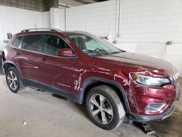 1C4PJMDXXLD628574 - 2020 JEEP CHEROKEE LIMITED MAROON photo 4