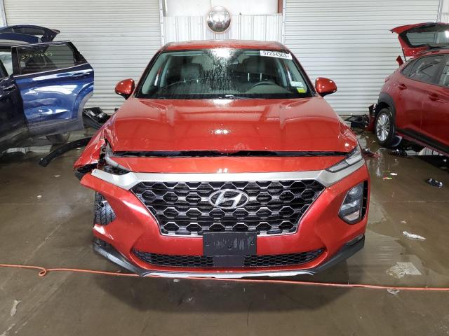 5NMS3CAD2LH163711 - 2020 HYUNDAI SANTA FE SEL ORANGE photo 5