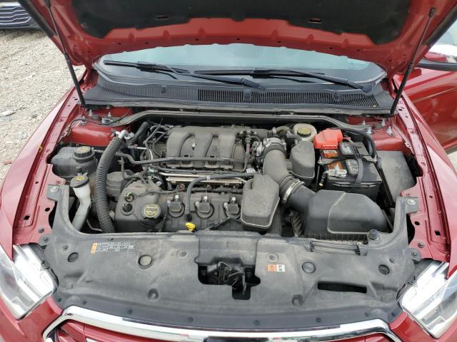 1FAHP2J88HG128364 - 2017 FORD TAURUS LIMITED RED photo 11