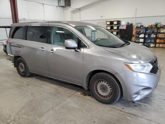 JN8AE2KP4C9033812 - 2012 NISSAN QUEST S GRAY photo 4