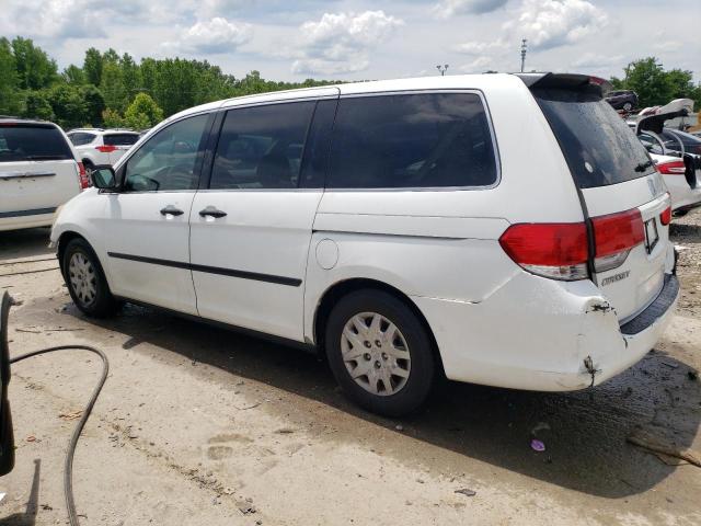 5FNRL38218B052501 - 2008 HONDA ODYSSEY LX WHITE photo 2