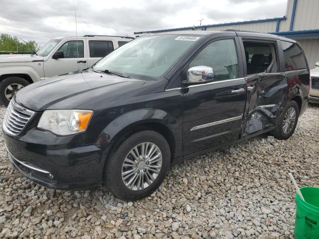 2C4RC1CG0DR558276 - 2013 CHRYSLER TOWN & COU TOURING L BLACK photo 1