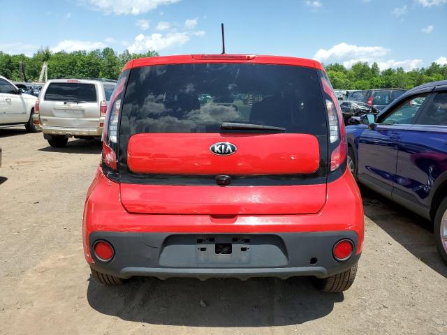 KNDJP3A59H7442905 - 2017 KIA SOUL + RED photo 6