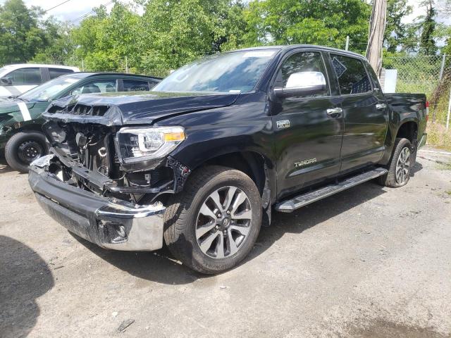 5TFFY5F18KX251780 - 2019 TOYOTA TUNDRA CREWMAX LIMITED BLACK photo 1